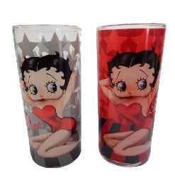 Betty Boop Bedazzled Hi Ball Glass Set