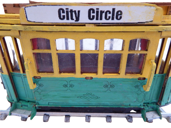 painted model rolife tramcar 2