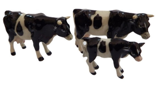 Black & White Cow family set 3