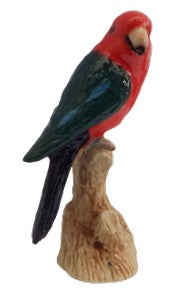 Australian King Parrot Ceramic Miniature Figurine