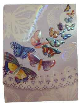 Carols rose garden purse pad Butterfly motion