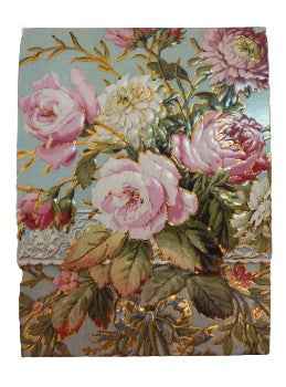 Carols rose garden purse pad Floral Motive