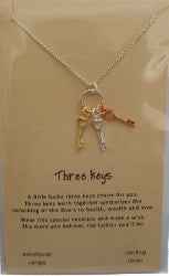Three Keys Necklace