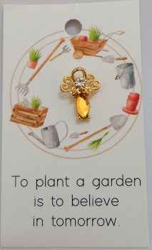 Gardening Guardian Angel pin