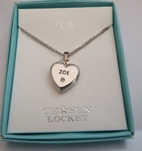 Zoe chosen locket