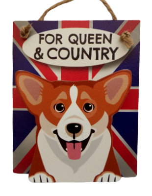 For Queen & Country Corgi Dog  Pet peg