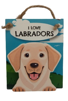 I Love Labradors Golden Pet Pegs