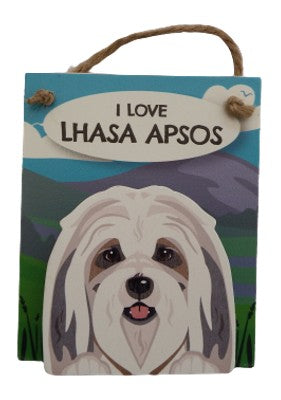 I love Lhasa Apsos Pet Pegs