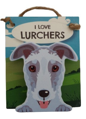 I love Lurchers Pet Pegs