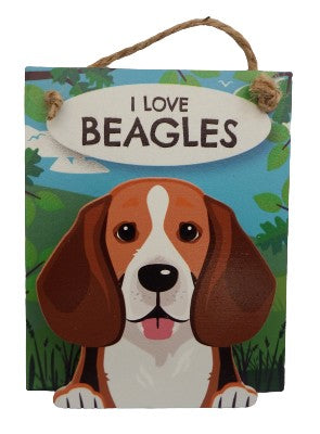 I Love Beagles Pet pegs