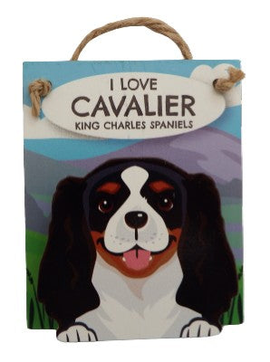 I Love Cavalier King Charles Spaniels Tricolour Pet Peg