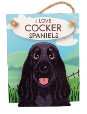 I love Cocker Spaniels Black