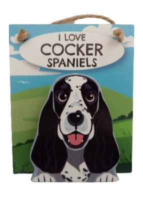 I love Cocker Spaniels Blue Roan
