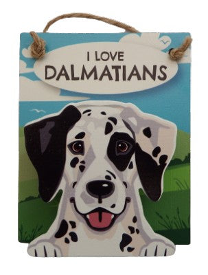 I Love Dalmatians Pet Pegs