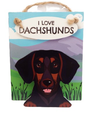 I Love Dachshunds Black &Tan