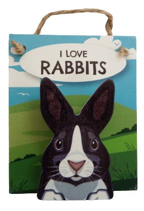 I Love Rabbits Pet Pegs-Dutch