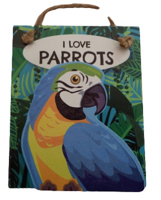 I Love Parrots Pet Pegs