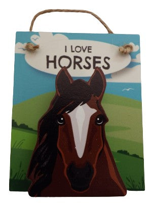 I Love Horses Pet Pegs