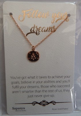 Follow your Dreams Special keepsake necklace