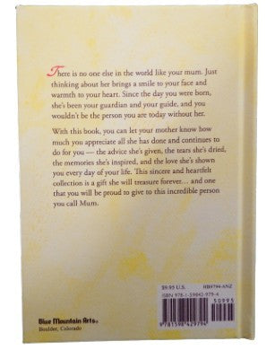 I Love You Mum Blue Mountains Arts Gift Book
