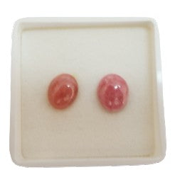 Rhodocroscite  Stud Earrings