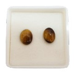 Tigers Eye Earing Studs