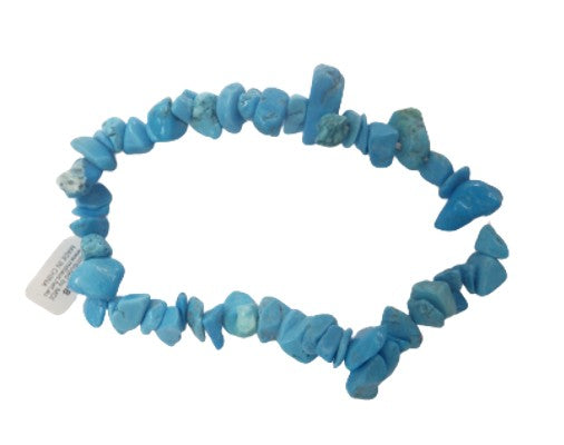 Turquentine Gemstone Bead Chip Bracelet