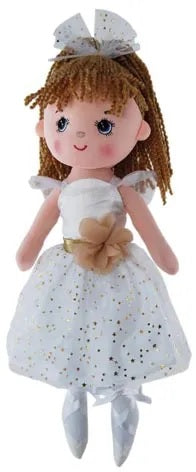 Doll Ballerina Mia White 35cm