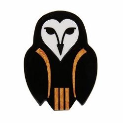Owl ornamental Erstwilder Brooch