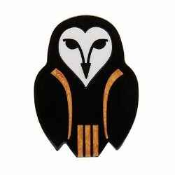 Owl ornamental Erstwilder Brooch