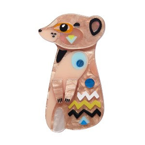 image The Masterful Meerkat Erstwilder Mini Brooch