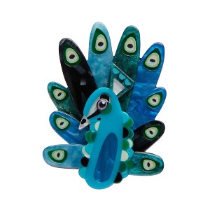 image The Picturesque Peacock Erstwilder Brooch