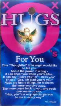 Hugs for You Guardian Angel Pin