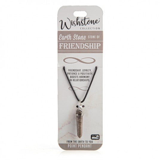 Earthstone Point Pendant wishstone