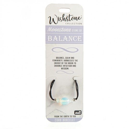 Moonstone Cord Bracelet wishstone