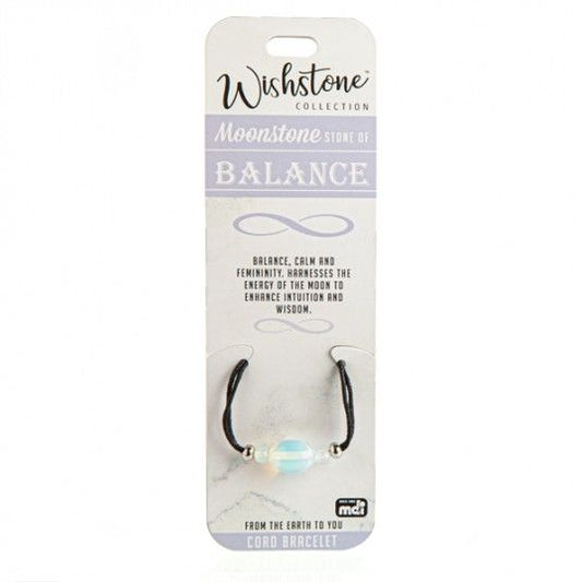 Moonstone Cord Bracelet wishstone