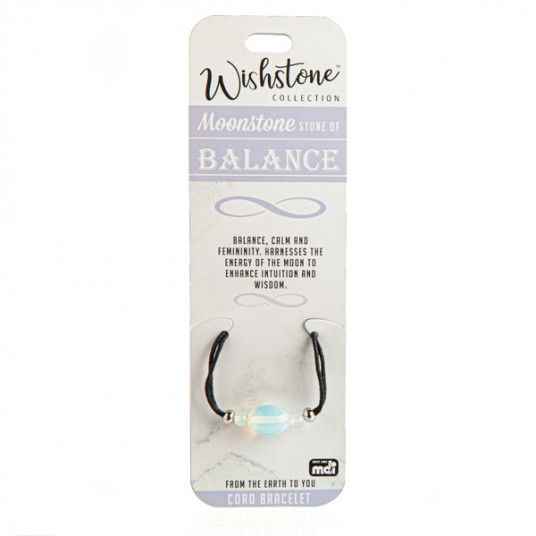 Moonstone Cord Bracelet wishstone