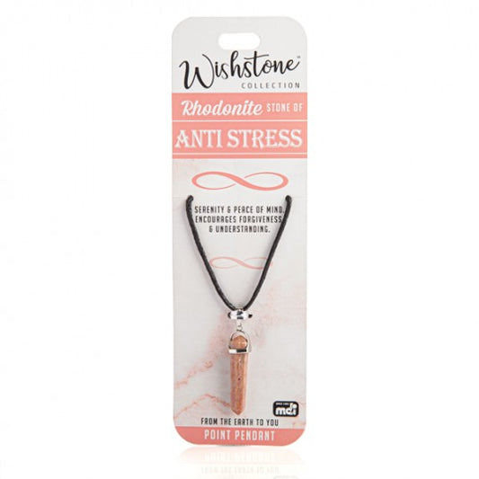 Rhodonite Point Pendant Wishstone