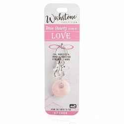 Rose Quartz Keycharm wishstone