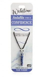 Sodalite Point Pendant wishstone