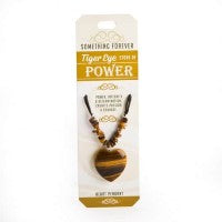 image Something Forever Tigers Eye Heart Pendant