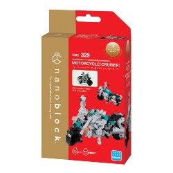 image Nanoblocks Motorcycle cruiser in packaging