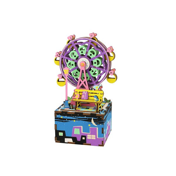 image  Rolife Ferris Wheel Music Box Model Kit