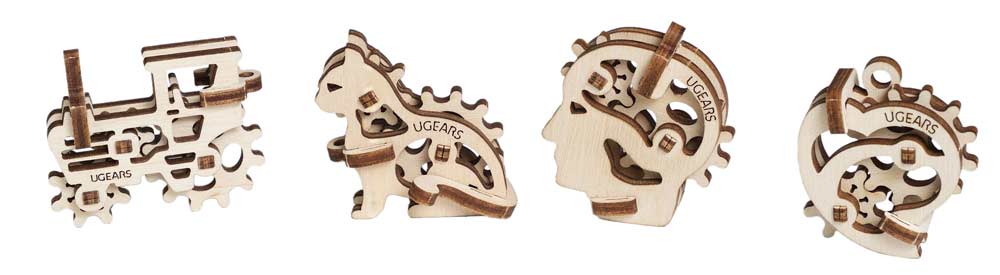 Ugears u fidgets Tribka Trinkets kits
