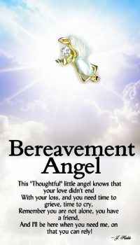 Bereavement Guardian Angel pin