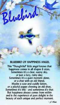 Bluebird of Happiness Angel
