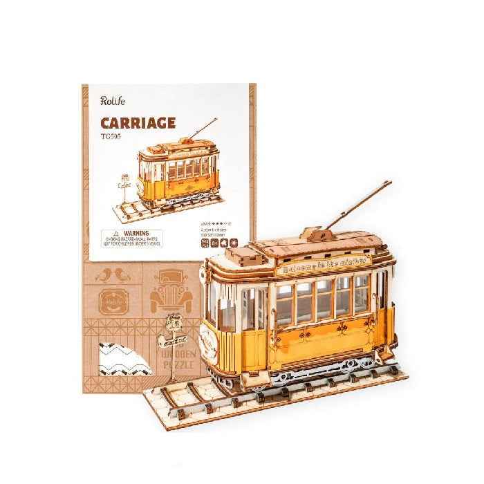 Rolife Tramcar model kit 3d Wooden Puzzle