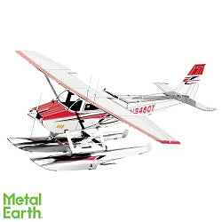 Metal earth Cessina 182 Floatplane model kit