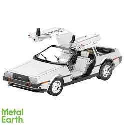 Metal Earth DeLorean model kit