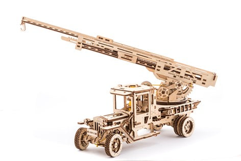 image Ugears Fire Truck Model Kit